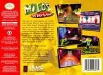 Milo's Astro Lanes Box Art Back